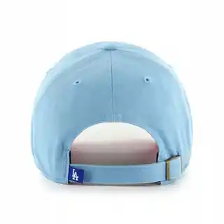47 Brand czapka z daszkiem MLB Los Angeles Dodgers, logo, bawełna, niebieska, model ICACL12GWS
