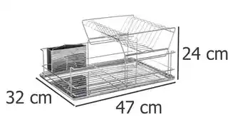 5five Simply Smart Dwupoziomowa suszarka do naczyń