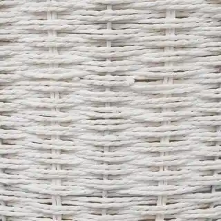 5five Simply Smart Kosz na pranie Vannerie 40L okrągły biały