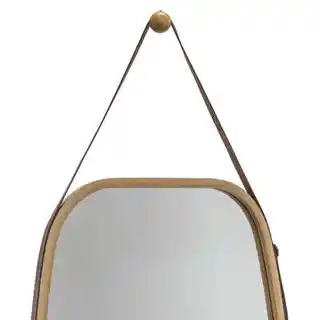5five Simply Smart Lustro owalne 43x77cm ze skórzanym paskiem
