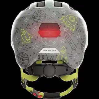Abus Kask rowerowy dziecięcy Smiley 3.0 LED grey space