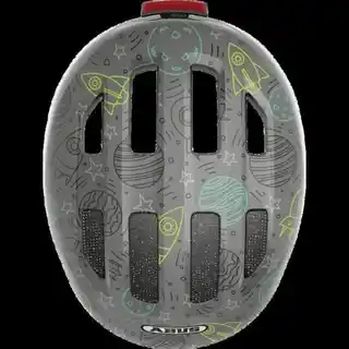 Abus Kask rowerowy dziecięcy Smiley 3.0 LED grey space