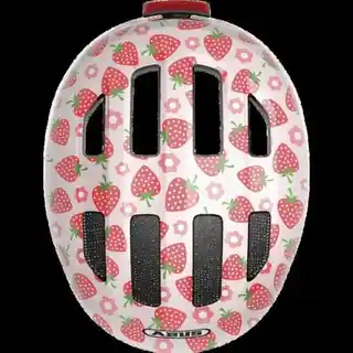 Abus Kask rowerowy dziecięcy Smiley 3.0 LED strawberry
