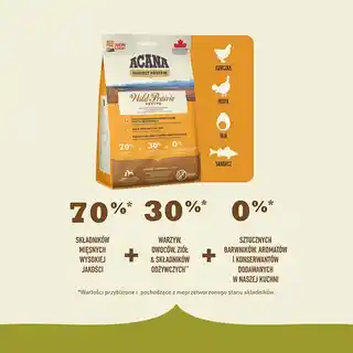 Acana Karma dla psa Wild Prairie Drób z rybą 6 kg