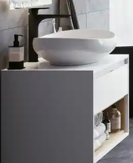 Actima Excellent Flina 2.0 Umywalka nablatowa 63x42 cm, biała CEAC.630.420.WH