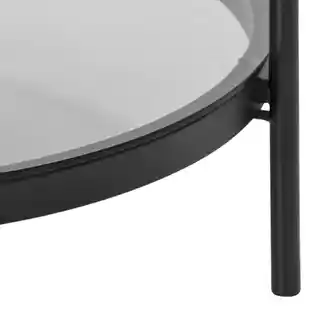 Actona Stolik Bayonne Glass black