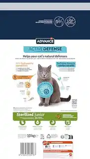 Affinity Advance Junior Junior Sterilized karma dla młodszych kociąt sterylizowana kurczakiem 10 kg sucha