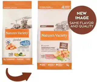 Affinity Petcare Natures Variety Selected Żywność dla dorosłych kotów z łososiem norweskim dyliscato 7 kg karma sucha