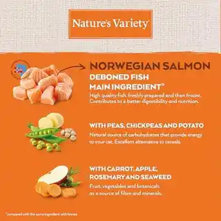 Affinity Petcare Natures Variety Selected Żywność dla dorosłych kotów z łososiem norweskim dyliscato 7 kg karma sucha