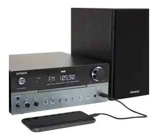 Aiwa MSBTU-700DAB 50W Bluetooth Radio FM, DAB Czarny Mikro i mini wieża