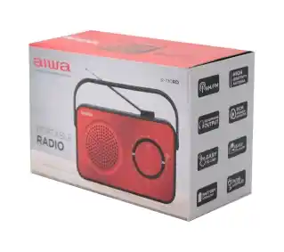Aiwa R-190RD Radio FM Czerwony Radioodbiornik