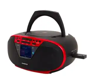 Aiwa Radioodtwarzacz BBTU-500DAB Czarno-czerwony