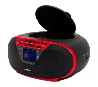 Aiwa Radioodtwarzacz BBTU-500DAB Czarno-czerwony