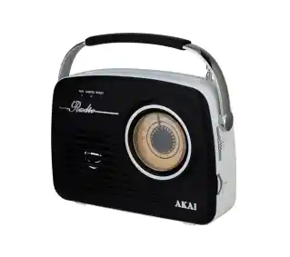 AKAI APR-11 Czarno-biały Radioodbiornik