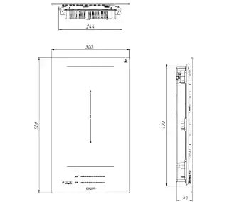 Akpo PIA 30 6800 30cm Płyta indukcyjna