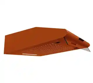 Akpo WK-7 ZK-50 Ceglany Okap podszafkowy stal nierdzewna, szerokość 50 cm, podświetlenie LED, filtr aluminiowy