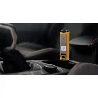 Alcolife alkomat policyjny S6 czarno-żółty, precyzyjny, certyfikowany, wyświetlacz LCD, szybki pomiar, kalibracja automatyczna