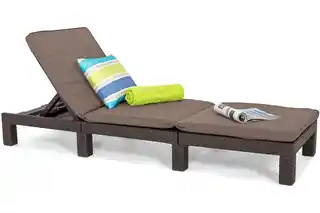 Allibert Komplet 2 szt. leżaków basenowych DAYTONA DELUX - brązowe