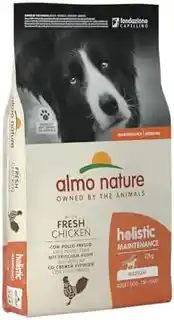 Almo Nature Holistic Almo Nature Adult Medium, kurczak z ryżem - 12 kg