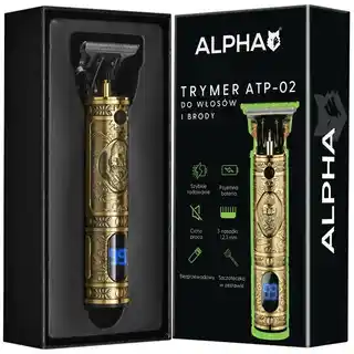 Alpha Trymer męski ATP-02 Czarno-złoty