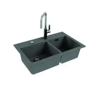 Alveus Atrox 50 1132001 Granitowy Betonowy Zlewozmywak prostokątny