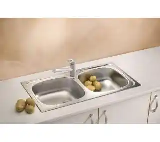 Alveus Basic 70 1008846K satynowy Zlewozmywak prostokątny