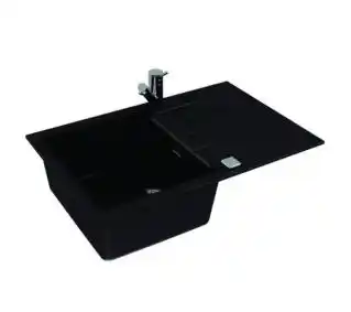 Alveus Cadit 20 1132026 Granitowy Czarny Zlewozmywak prostokątny