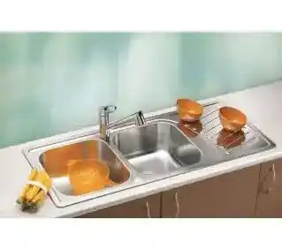 Alveus Elegant 70 1009386 Stalowy Satyna Zlewozmywak prostokątny