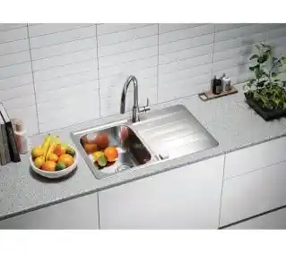 Alveus Line Max 80 1137342 Stalowy Zlewozmywak prostokątny