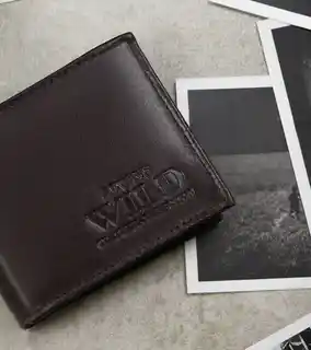 Always Wild Portfel skórzany N0035-P-SCR brązowy