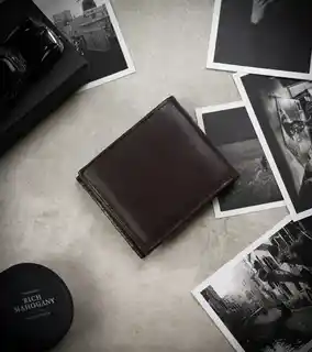 Always Wild Portfel skórzany N0035-P-SCR brązowy