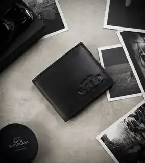 Always Wild Portfel skórzany N0035-P-SCR czarny