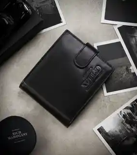 Always Wild Portfel skórzany N992L-P-SCR czarny