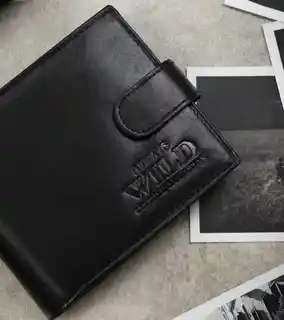 Always Wild Portfel skórzany N992L-P-SCR czarny