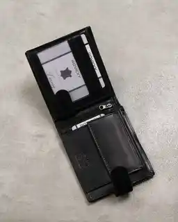 Always Wild Portfel skórzany N992L-P-SCR czarny