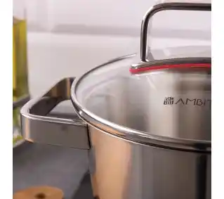 Ambition Selection Indukcja Stal nierdzewna 8 elementów Zestaw garnków