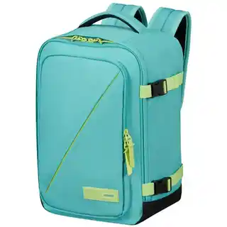 American Tourister Plecak kabinowy Take2Cabin S Turkusowo-limonkowy Ryanair
