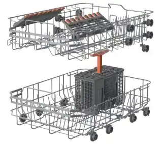 Amica DFF41E4iWE 44,8cm Zmywarka