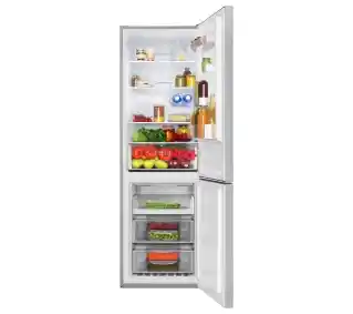 Amica FK3606E.2DFX E Pełny No Frost 185,5cm Szuflada z kontrolą wilgotności Inox Lodówka