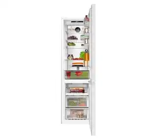 Amica FK3706D.2DFWiC C Pełny No Frost 200cm Komora świeżości Biały Inox Lodówka