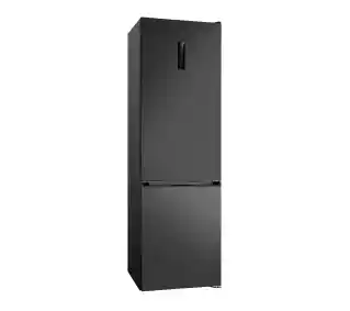 Amica FK3706D.5DFXCM D Pełny No Frost 200cm Komora świeżości Czarny Inox Lodówka