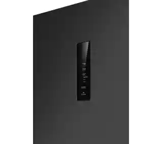 Amica FK3706D.5DFXCM D Pełny No Frost 200cm Komora świeżości Czarny Inox Lodówka