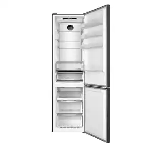 Amica FK3706D.5DFZXC A Pełny No Frost 200cm Komora świeżości Czarny Inox Lodówka