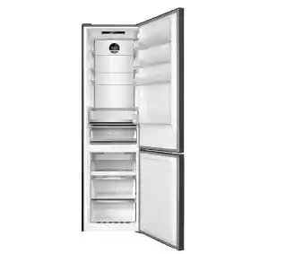 Amica FK3706E.2DFZXC D Pełny No Frost 200cm Komora świeżości Czarny Inox Lodówka