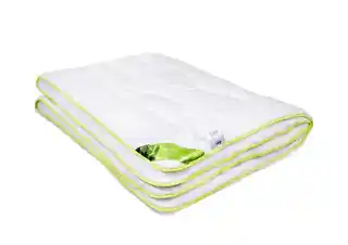 Kołdra antyalergiczna AMZ Bamboo 135x200, 4 pory roku, biały, lekka 1000g, wypełnienie bambusowe