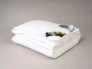 Kołdra antyalergiczna AMZ BioPercal 135x200 letnia 550g bawełna biały delikatny perkal
