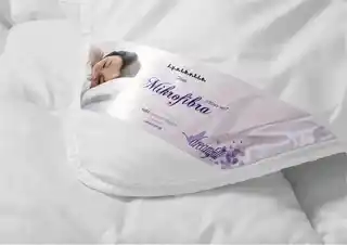Kołdra antyalergiczna AMZ 135x200 mikrofibra letnia 550g biała