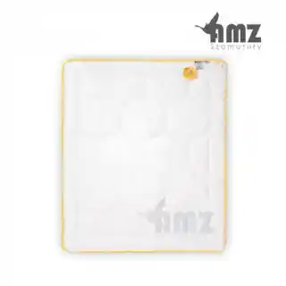 AMZ Kołdra antyalergiczna 135x200 satyna bawełniana Bee Soft zimowa ciepła 1250g biały