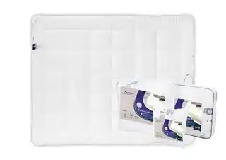 AMZ Kołdra antyalergiczna 155x200 batyst zimowa ciepła 1400g biały