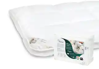 Kołdra antyalergiczna AMZ Cotton 155x200 letnia, wypełnienie 600g, biały
